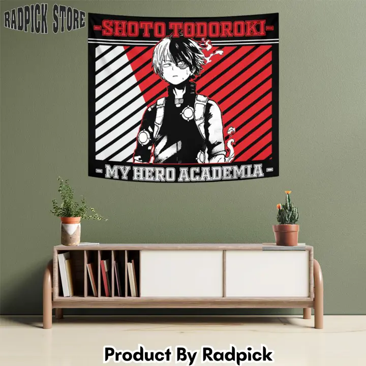 Shoto todoroki tapestry custom anime home decor c7n  rp5945134